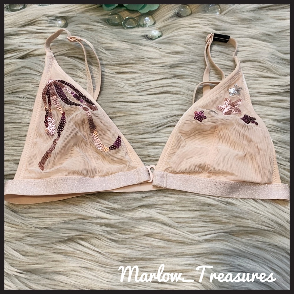 Victoria's Secret Sexy Sequence Comfy Bralette XS